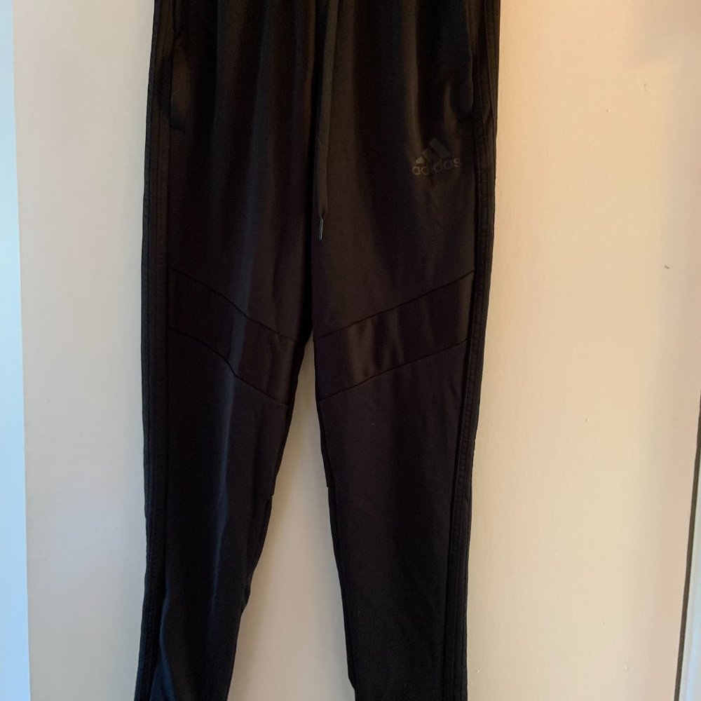 Men's Adidas Tiro track pants, black small